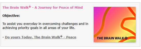 The Brain Walk - A Journey for Peace of Mind